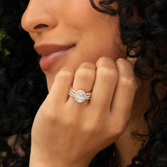 1.22 CT Elongated Cushion Solitaire Moissanite Engagement Ring