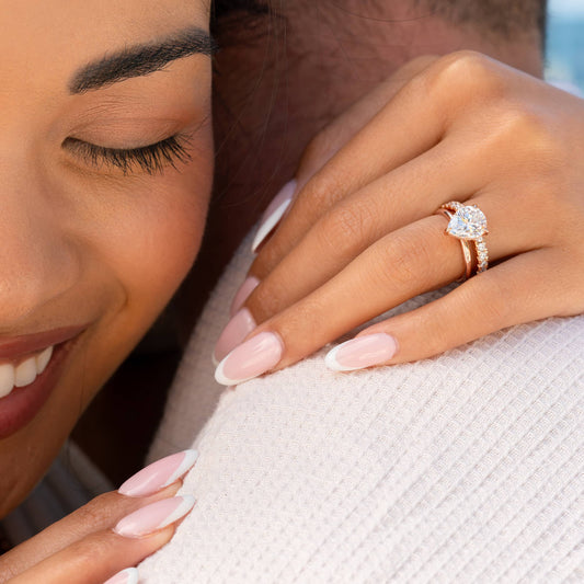 1.22 CT Elongated Cushion Solitaire Moissanite Engagement Ring