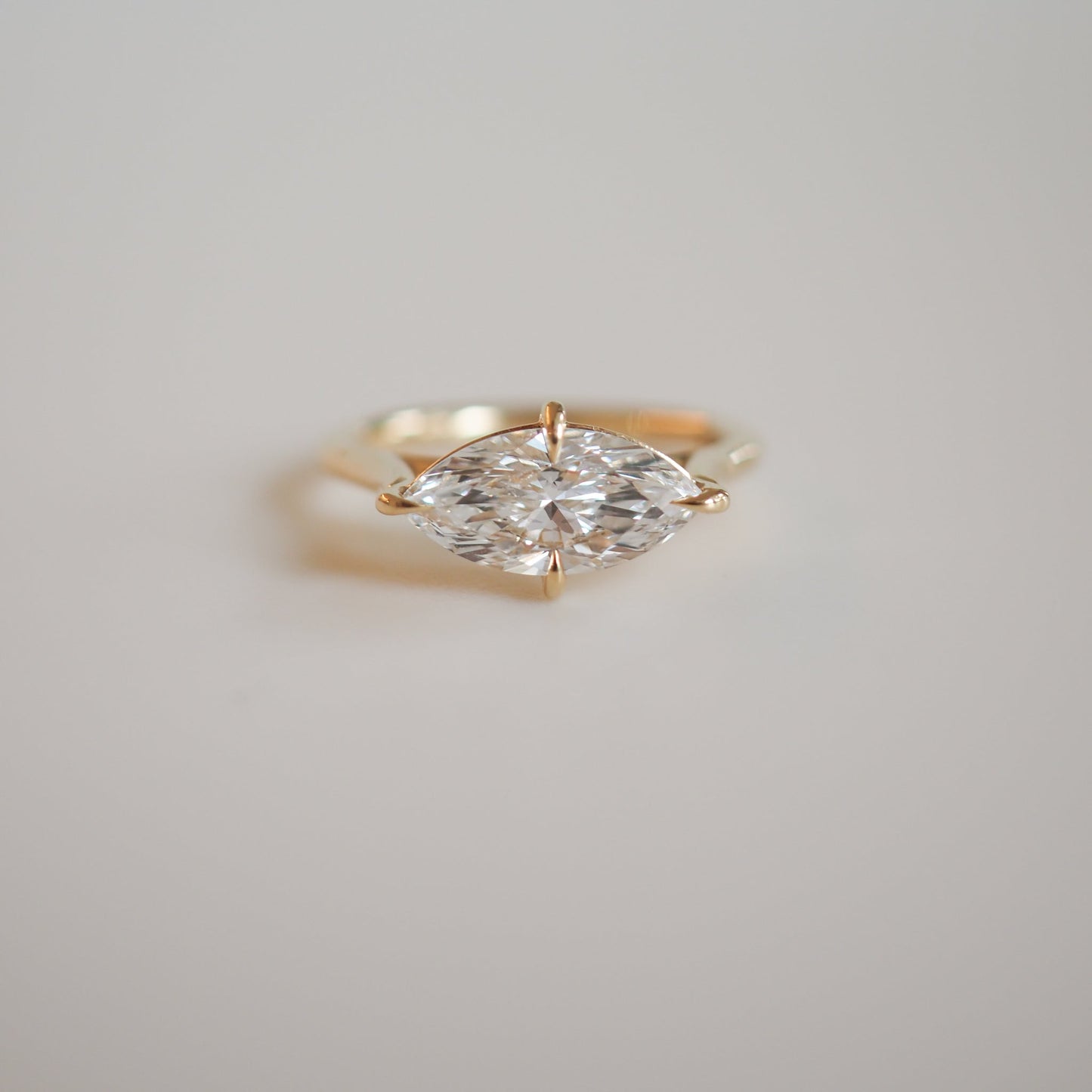 2 CT Emerald Pave Moissanite Engagement Ring