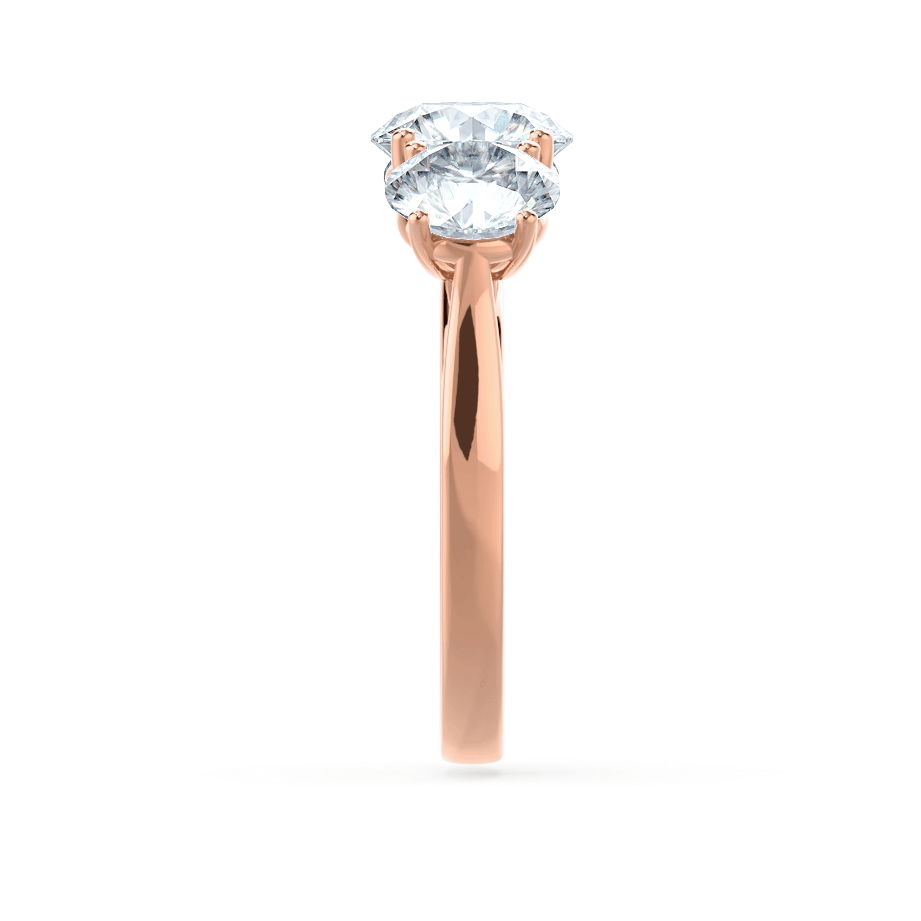1.5 CT Round Three Stone Moissanite Engagement Ring