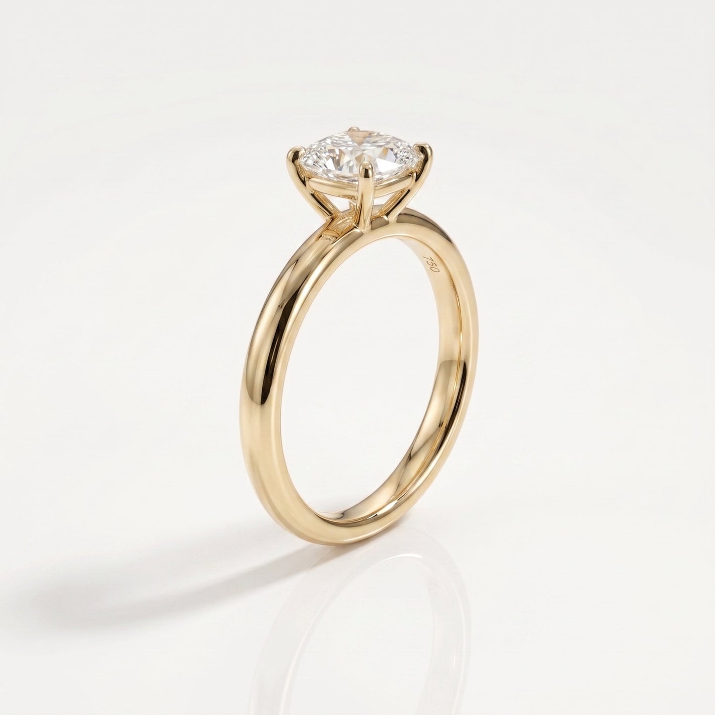 2 CT Marquise Pave Lab Grown Engagement Ring