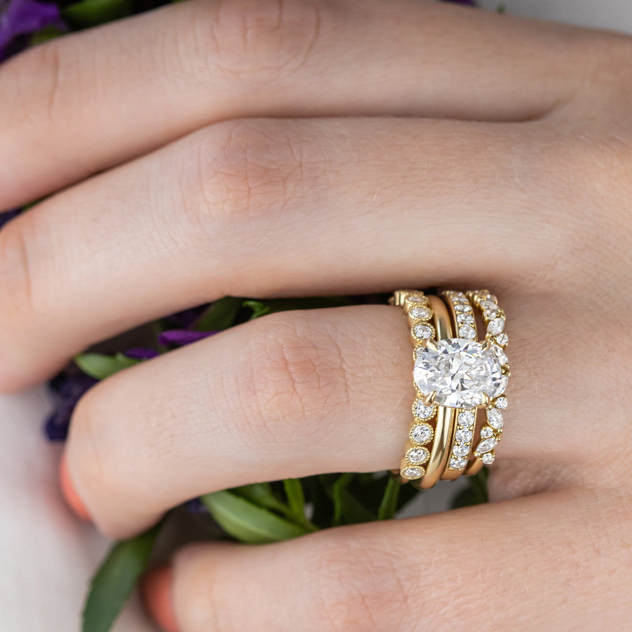 1.50 CT Oval Moissanite Solitaire Engagement Ring - farrellouise