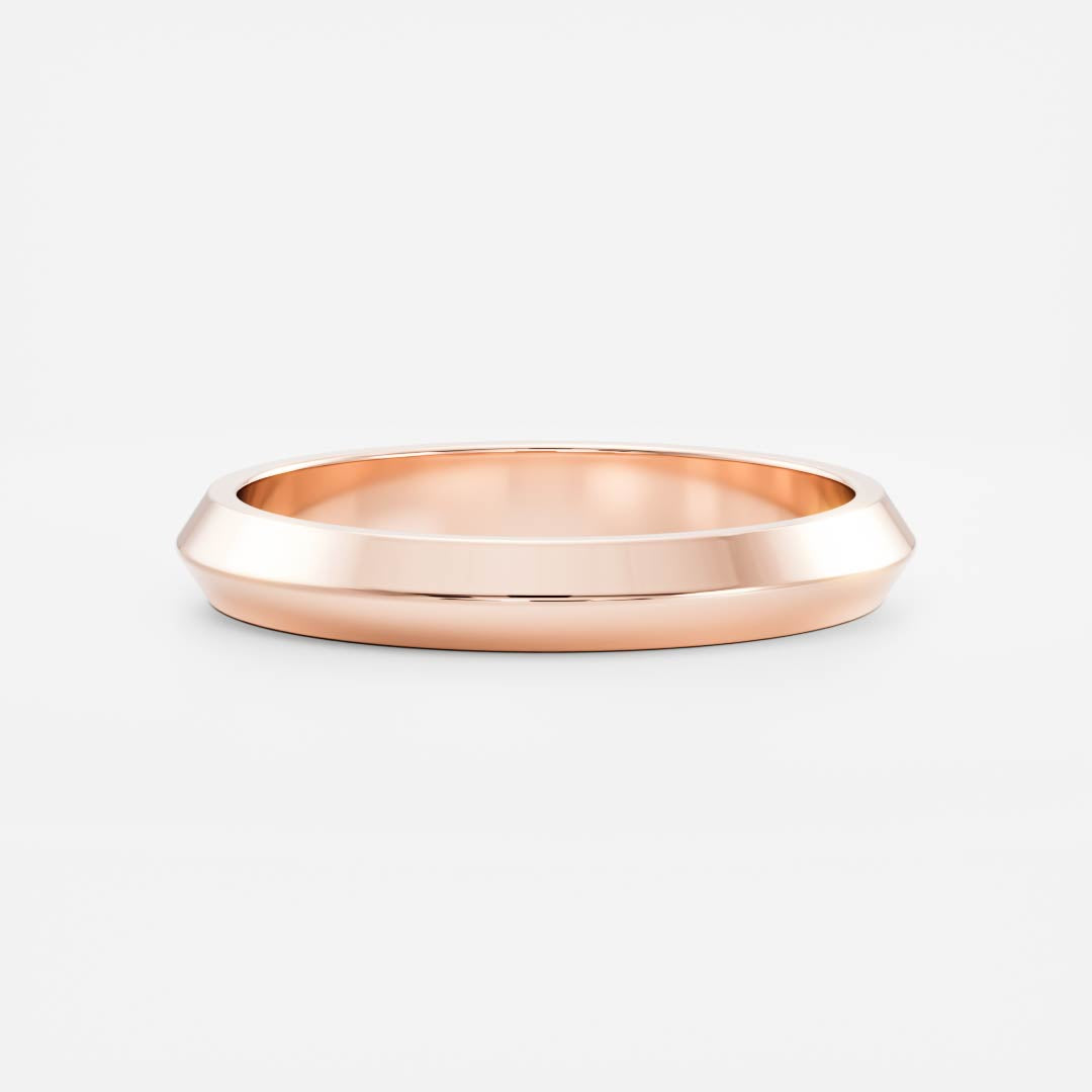 Knife Edge Wedding Band
