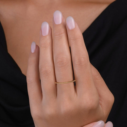 Milgrain Wedding Band - farrellouise