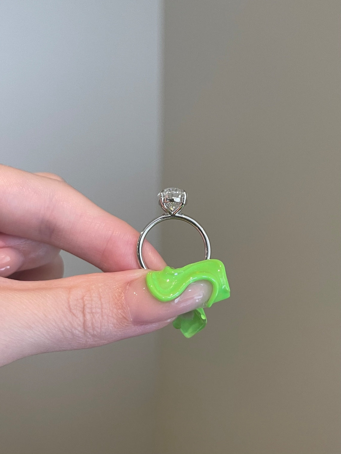 4 CT Oval Shaped Moissanite Engagement Ring In Solitaire Design