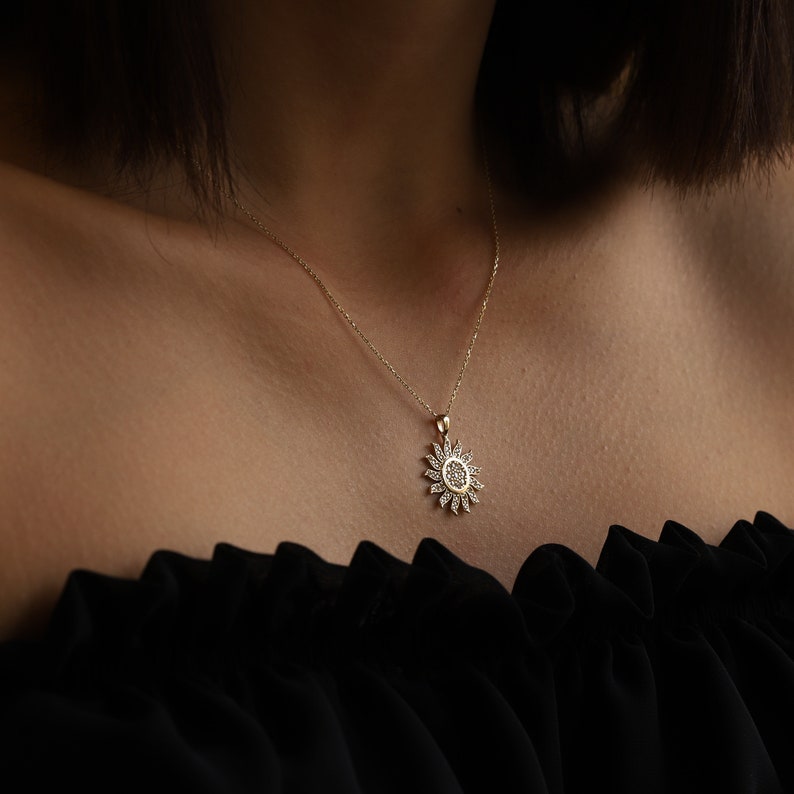 0.12 Carats Round Moissanite Multiple Stone Necklace