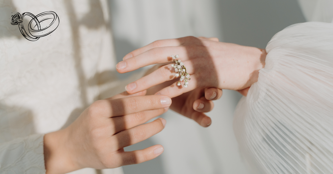 How Do You Wear a Wedding Band with an Engagement Ring?