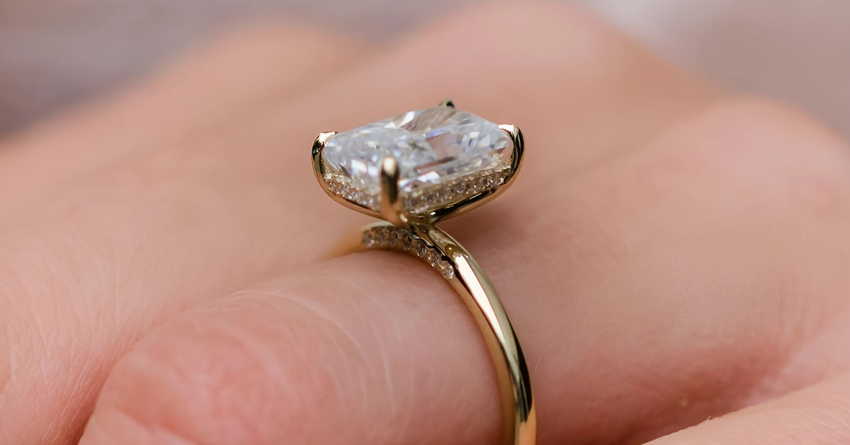 What Is a Hidden Halo Engagement Ring