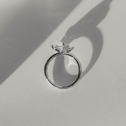 1 TCW Pear Toi et Moi Moissanite Engagement Ring