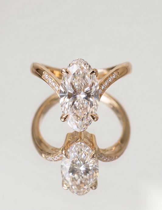[Shape][Style] Lab Grown Diamond Engagement Ring