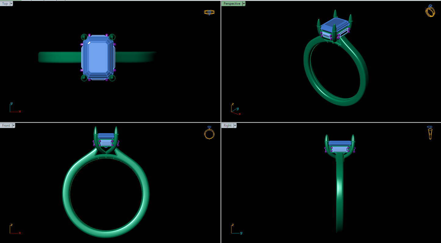 Custom-Olivia Engagement Ring
