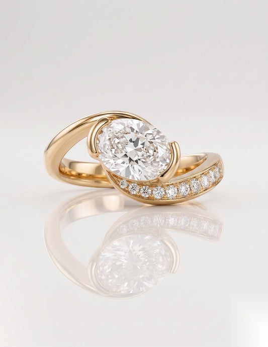 [Shape][Style] Lab Grown Diamond Engagement Ring