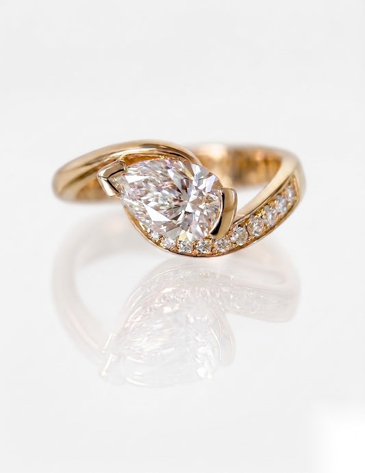 [Shape][Style] Lab Grown Diamond Engagement Ring