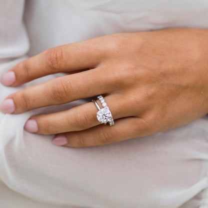 3 CT Round Solitaire Moissanite Engagement Ring