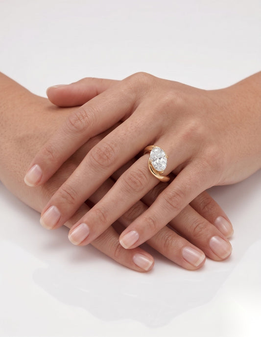 [Shape][Style] Lab Grown Diamond Engagement Ring