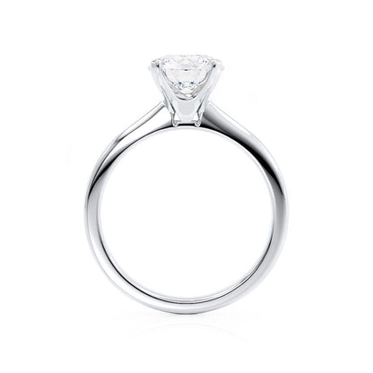 1.2 CT Round Solitaire Moissanite Engagement Ring