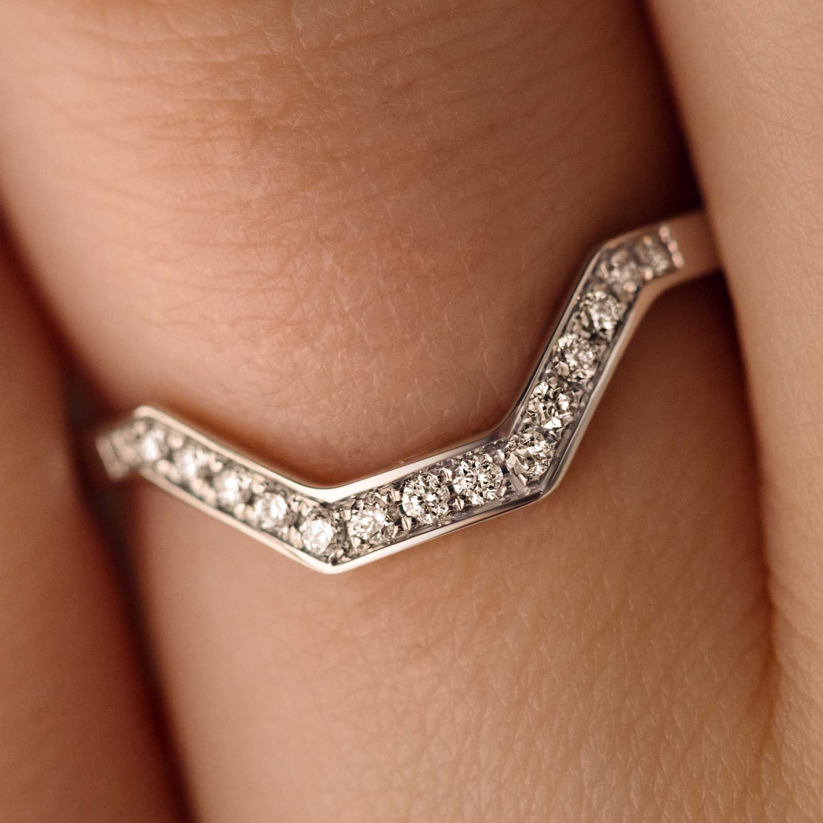 0.1 TCW Round Channel Setting Moissanite Wedding Band