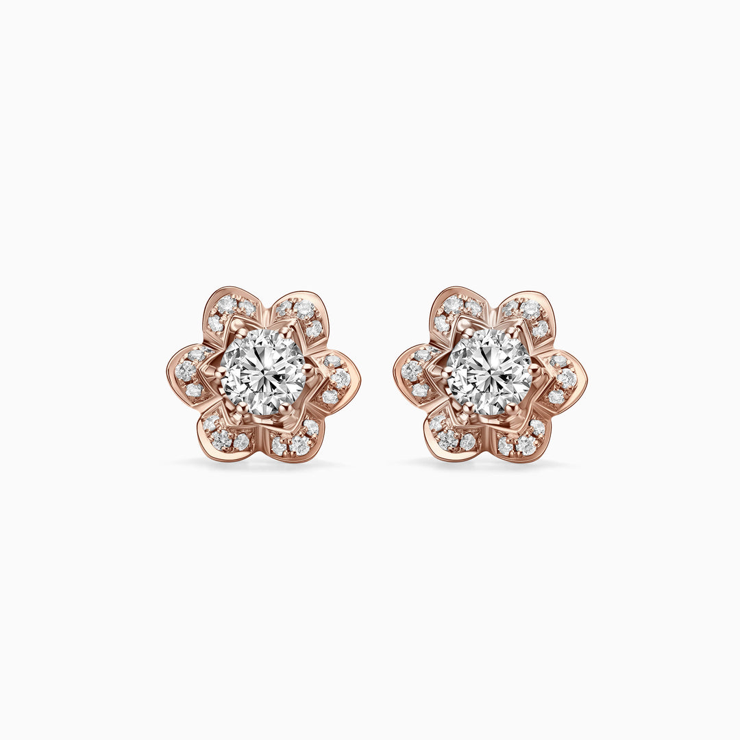 0.25 TCW Round Cut Multi Stone Moissanite Studs Earrings