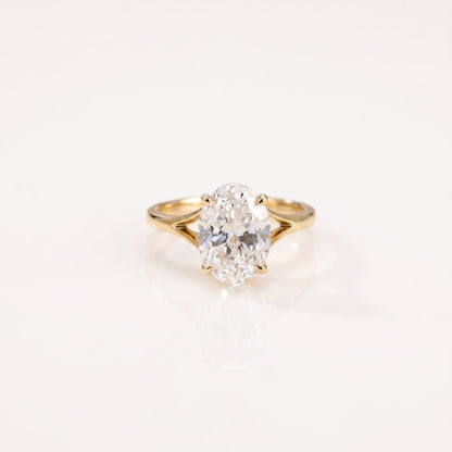 2 CT Marquise Pave Lab Grown Engagement Ring