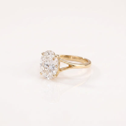 2 CT Marquise Pave Lab Grown Engagement Ring