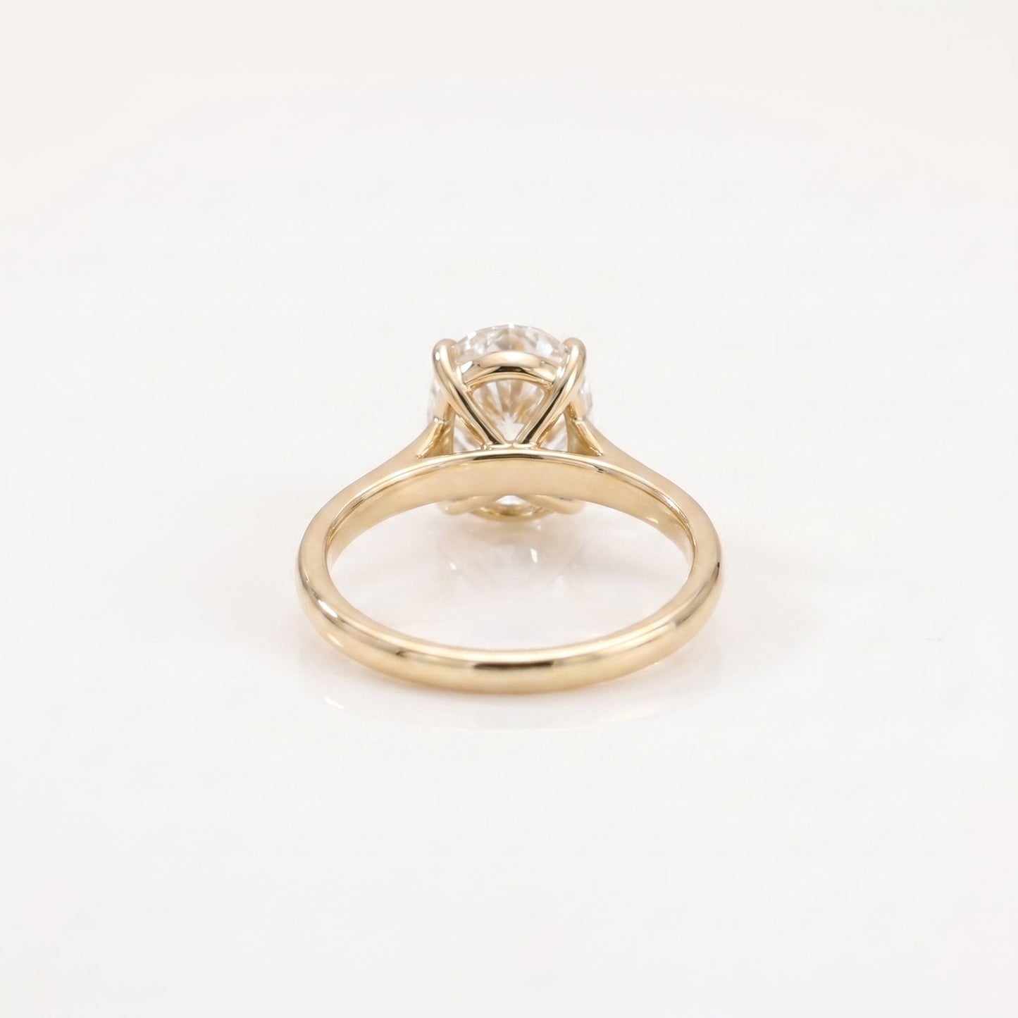 2 CT Marquise Pave Lab Grown Engagement Ring