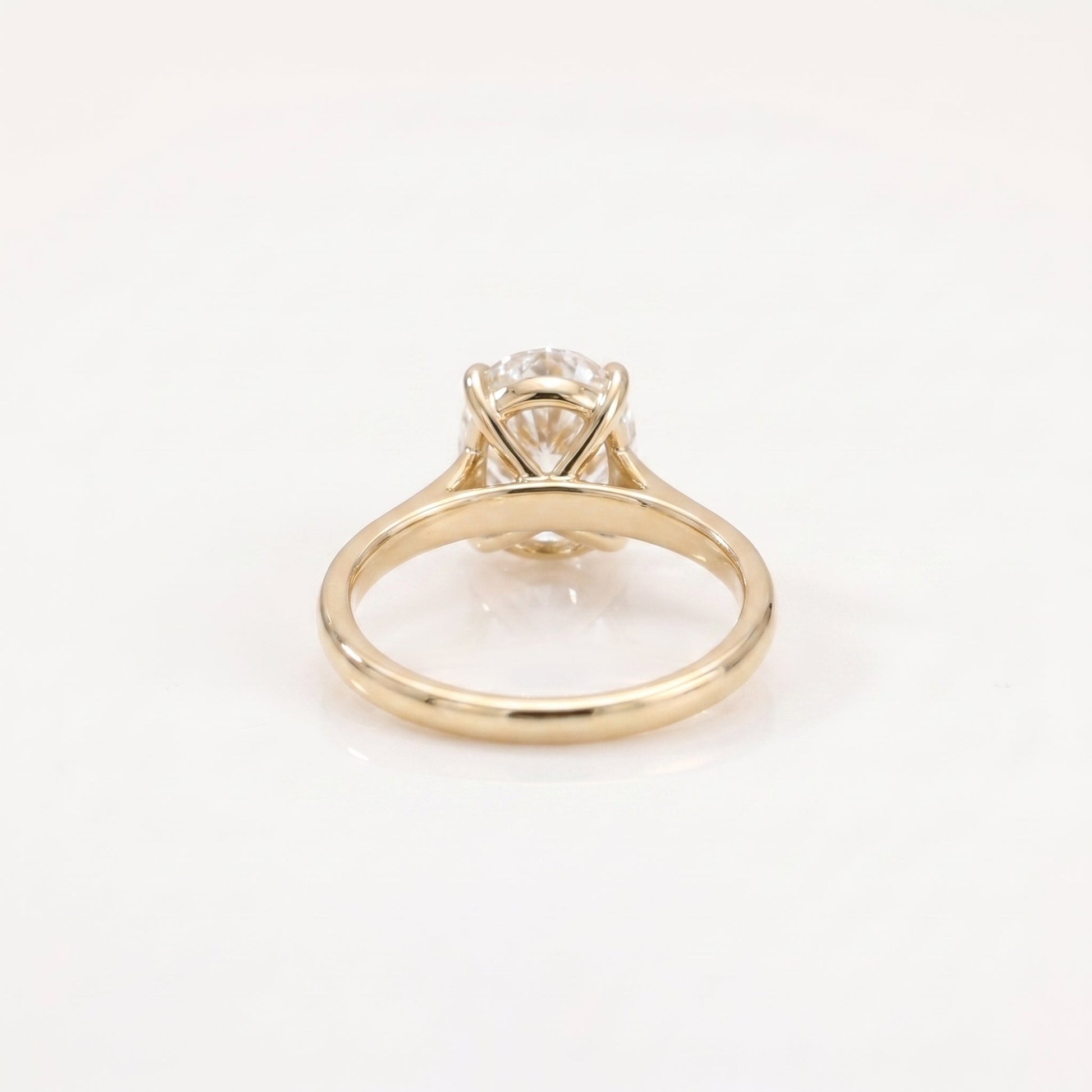 2 CT Marquise Pave Lab Grown Engagement Ring