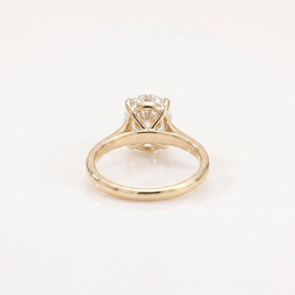 2 CT Marquise Pave Lab Grown Engagement Ring