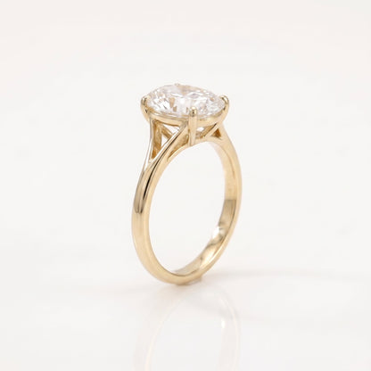 2 CT Marquise Pave Lab Grown Engagement Ring