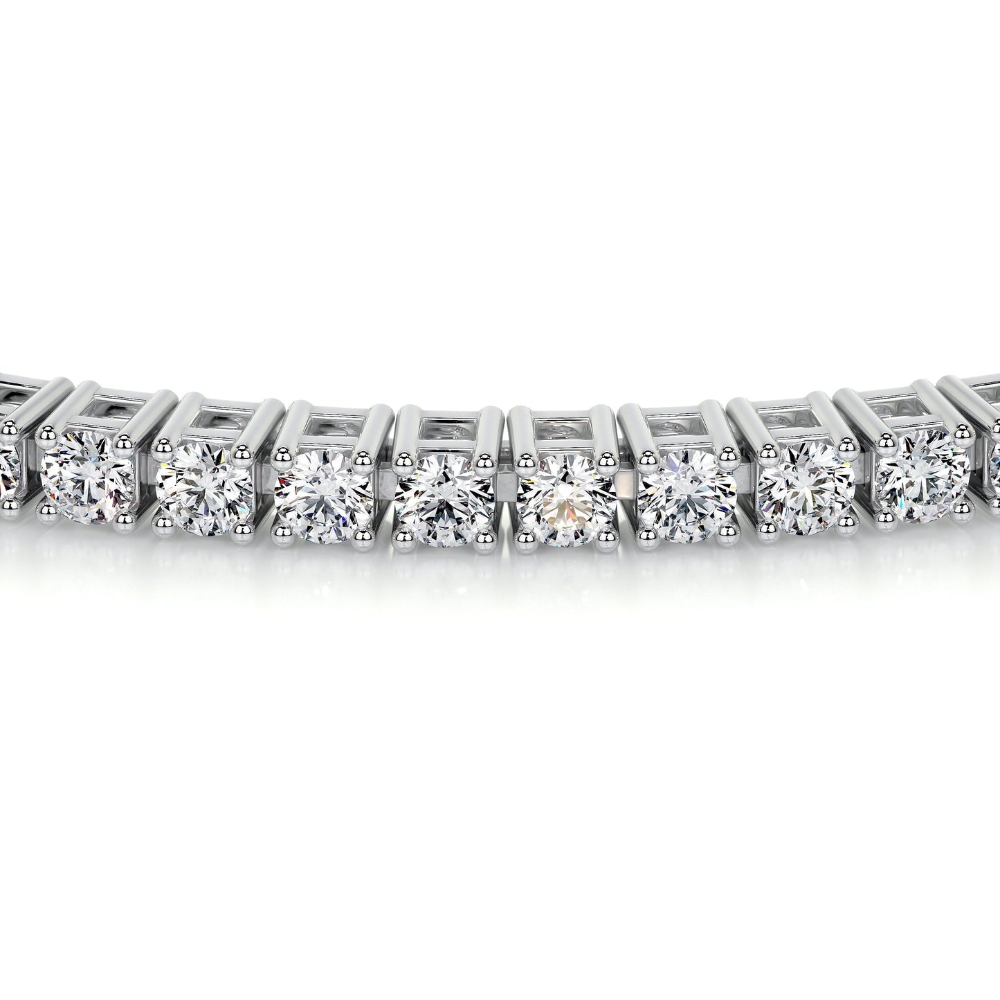 2.5 TCW Round Moissanite Tennis Bracelet