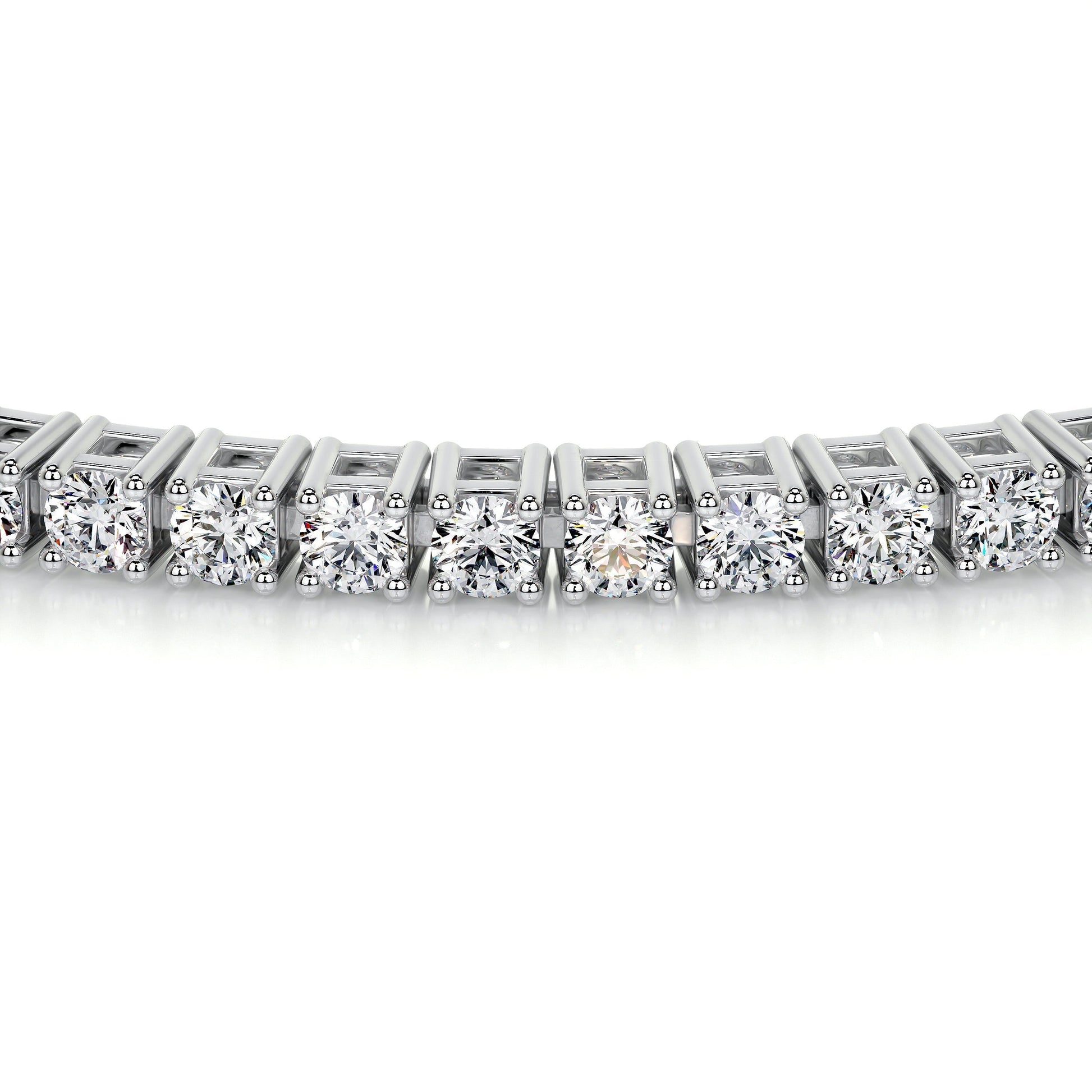 2.5 TCW Round Moissanite Tennis Bracelet