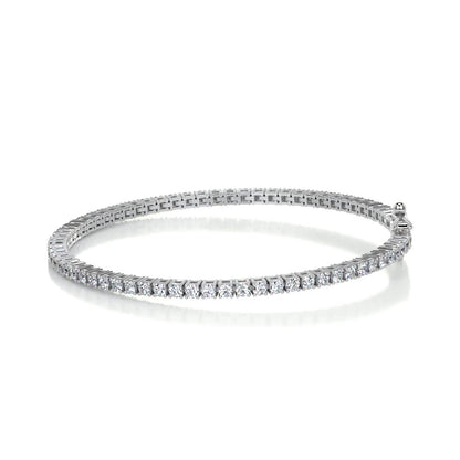 2.5 TCW Round Moissanite Tennis Bracelet