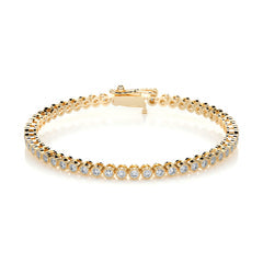 1.5 TCW Round Moissanite Tennis Bracelet