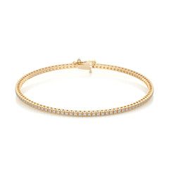 1 TCW Round Moissanite Tennis Bracelet