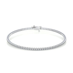 2 TCW Round Moissanite Tennis Bracelet