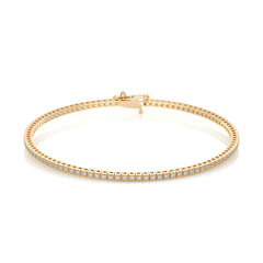 2 TCW Round Moissanite Tennis Bracelet