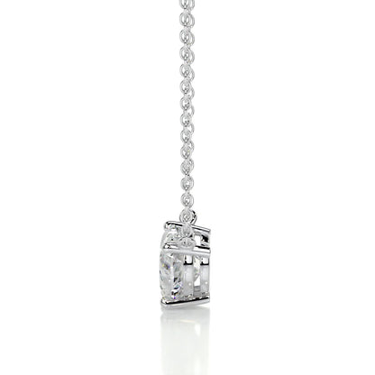 1 CT Heart Moissanite Solitaire Necklace