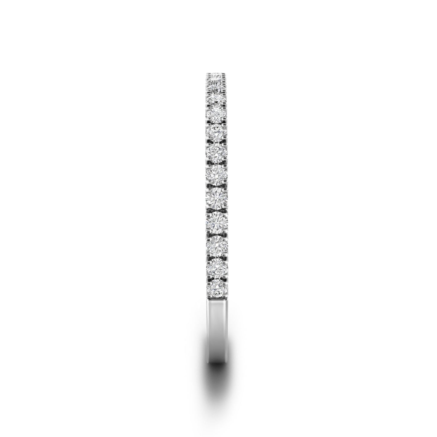 0.35 TCW Round Full Eternity Moissanite Wedding Band