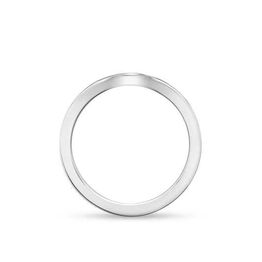 0.2 TCW Round Channel Setting Moissanite Wedding Band