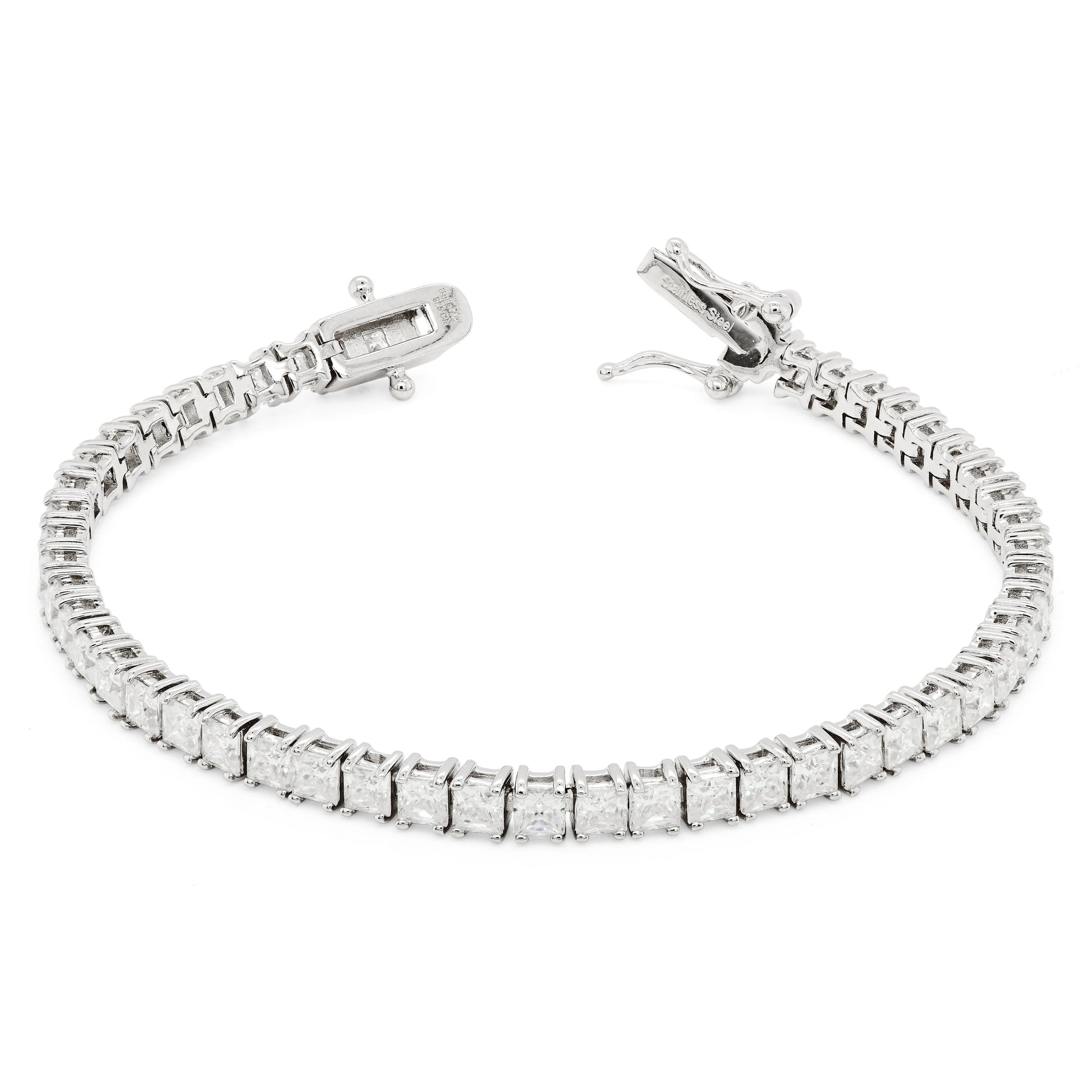 16.80 TCW Princess Moissanite Tennis Bracelet