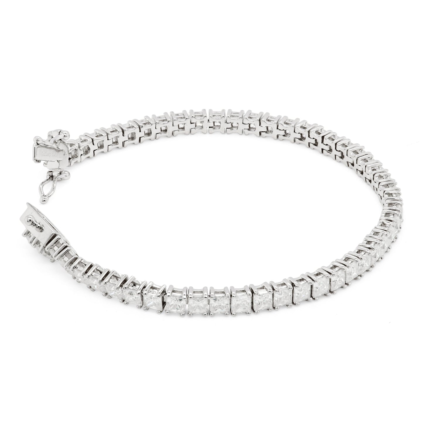 16.80 TCW Princess Moissanite Tennis Bracelet