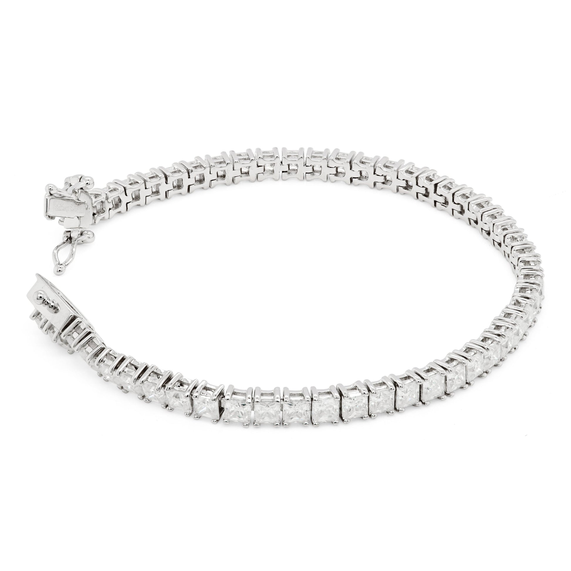 16.80 TCW Princess Moissanite Tennis Bracelet