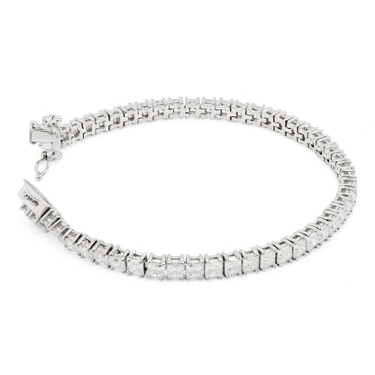16.80 TCW Princess Moissanite Tennis Bracelet