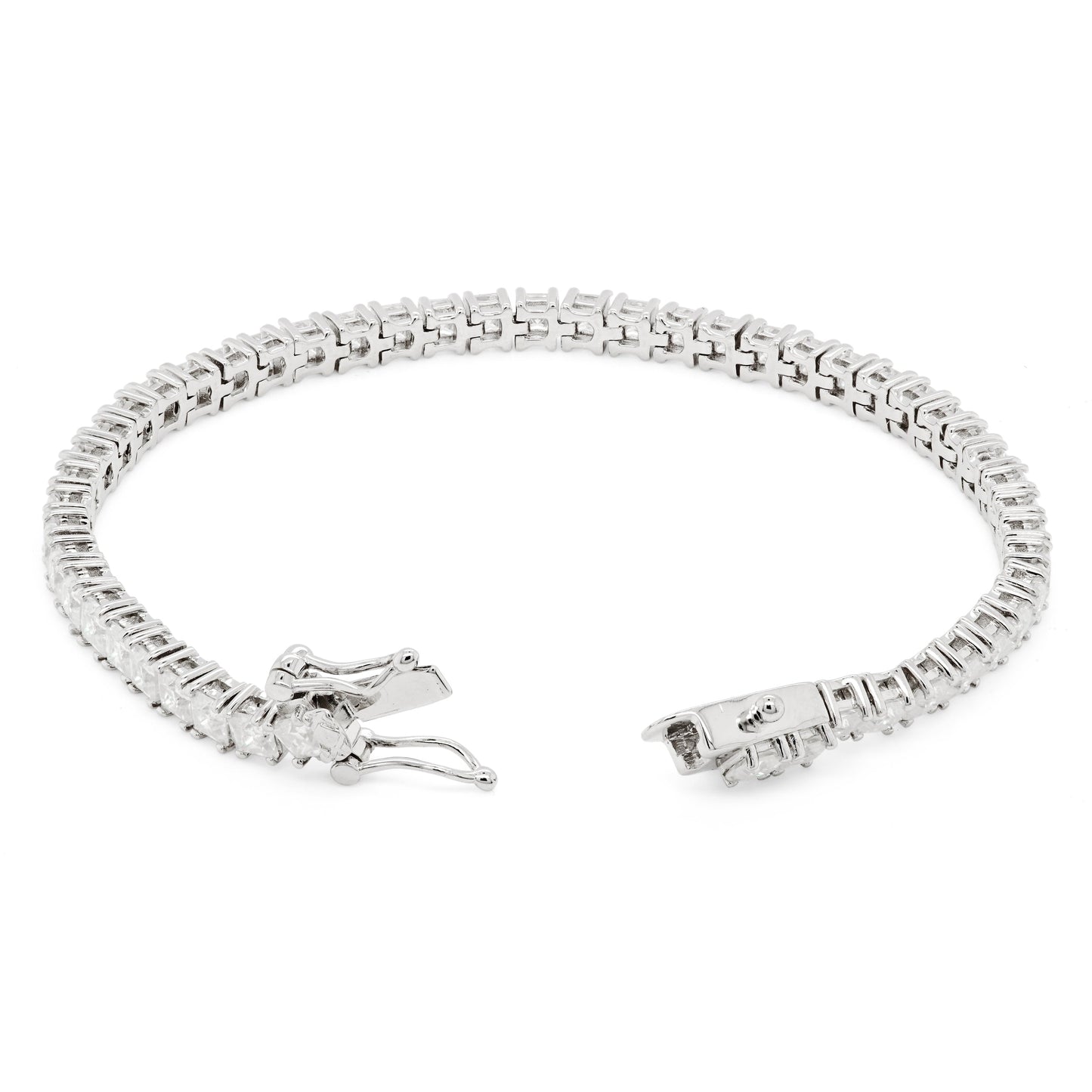 16.80 TCW Princess Moissanite Tennis Bracelet
