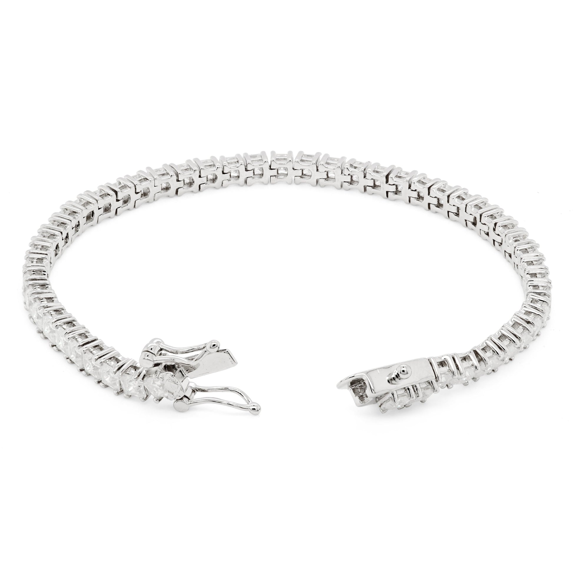16.80 TCW Princess Moissanite Tennis Bracelet