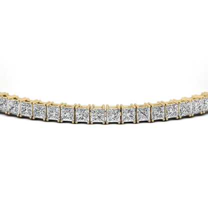 16.80 TCW Princess Moissanite Tennis Bracelet