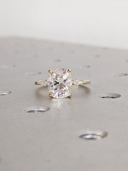 1.2 CT Round Solitaire Moissanite Engagement Ring