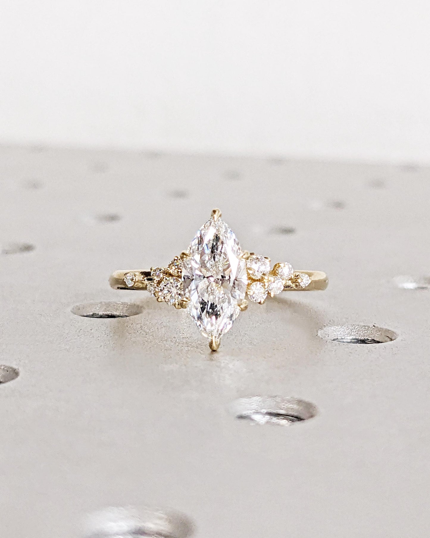 1.2 CT Round Solitaire Moissanite Engagement Ring
