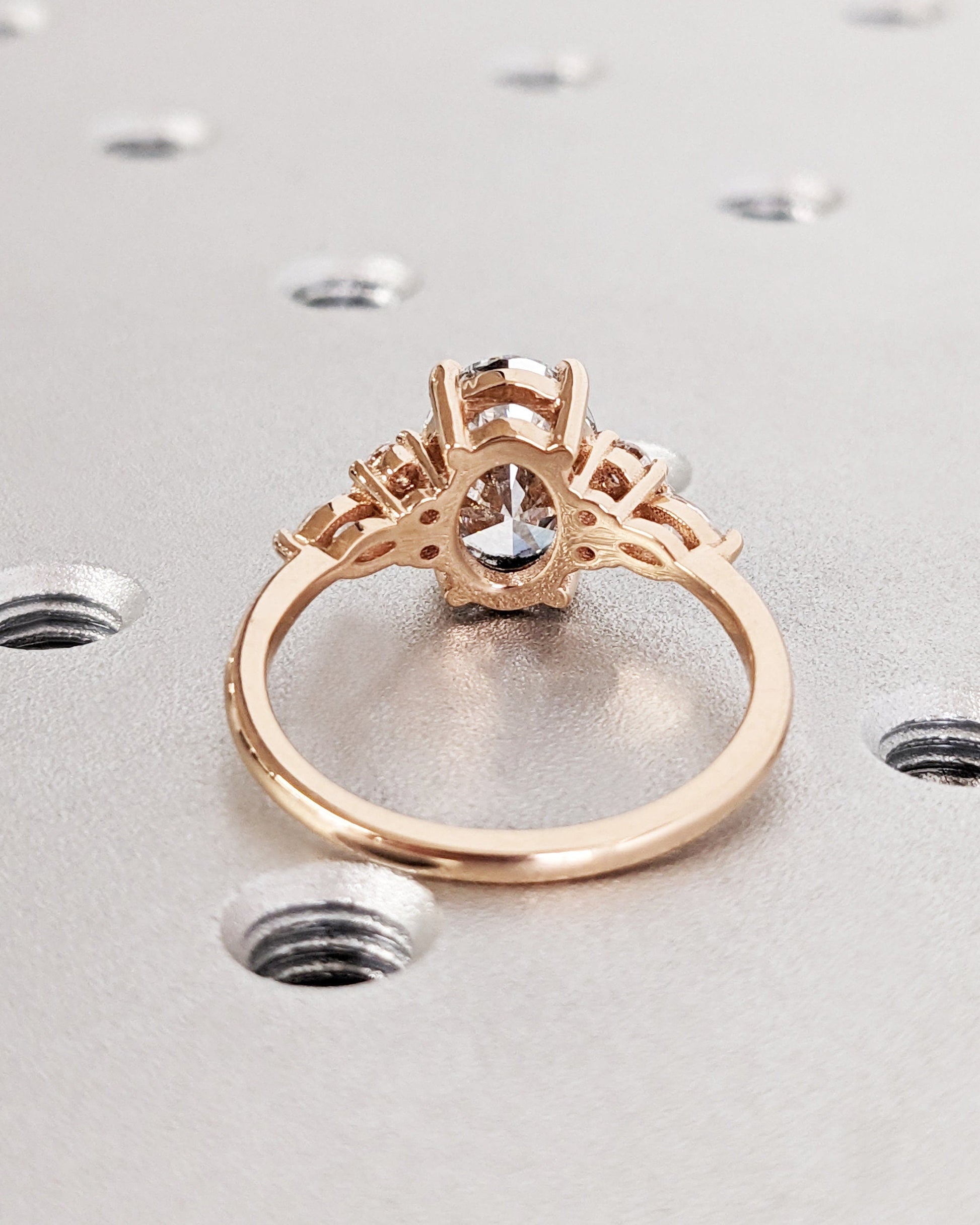 1.2 CT Round Solitaire Moissanite Engagement Ring