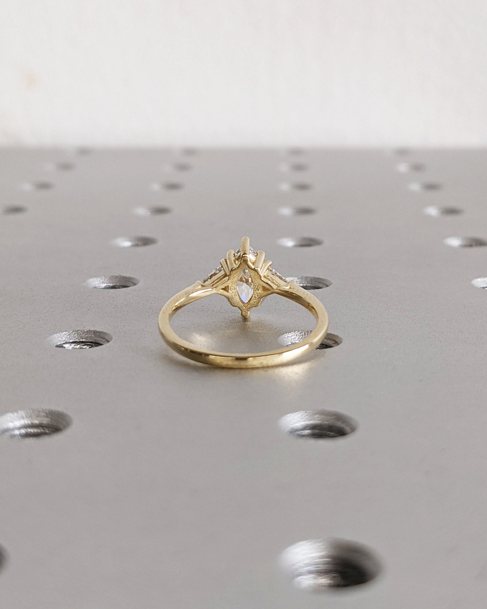 1.2 CT Round Solitaire Moissanite Engagement Ring