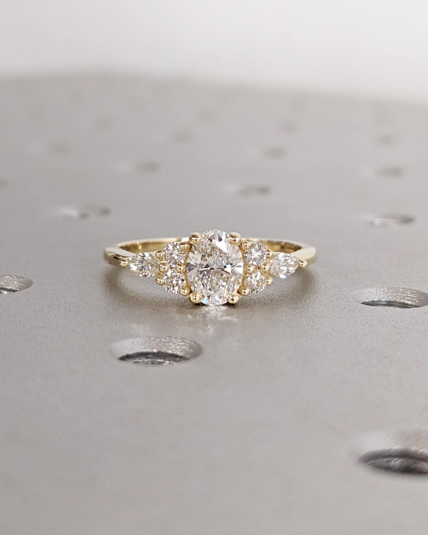 1.2 CT Round Solitaire Moissanite Engagement Ring